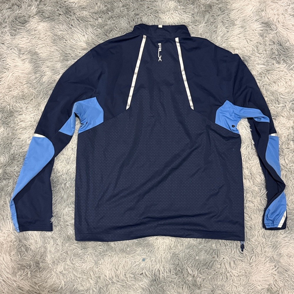 Rlx Pullover Quarter Zip Jacket Medium Lightweight - image 4